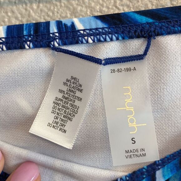 NWT- Mynah- bluehigh rise full coverage bikini bottoms - Size Small - Picture 5 of 8